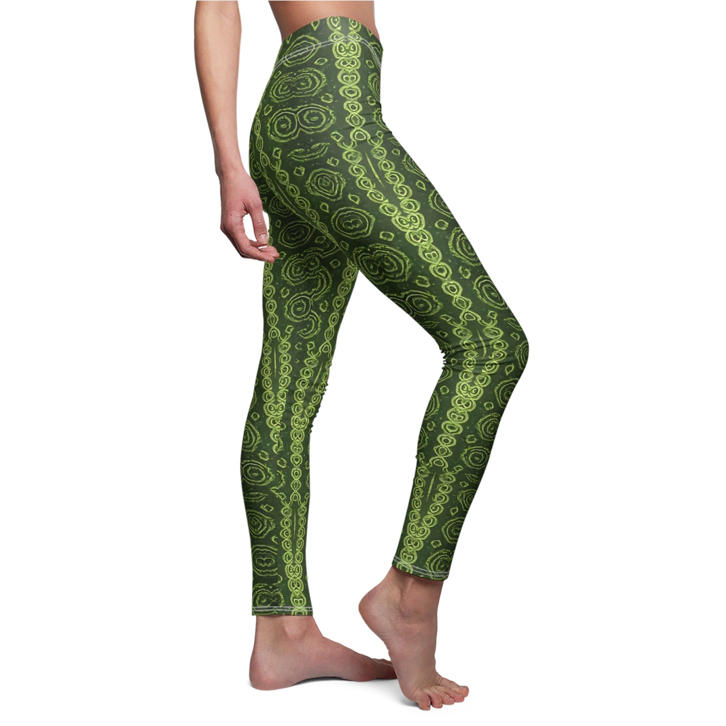Imishu Stylish Green Leggings