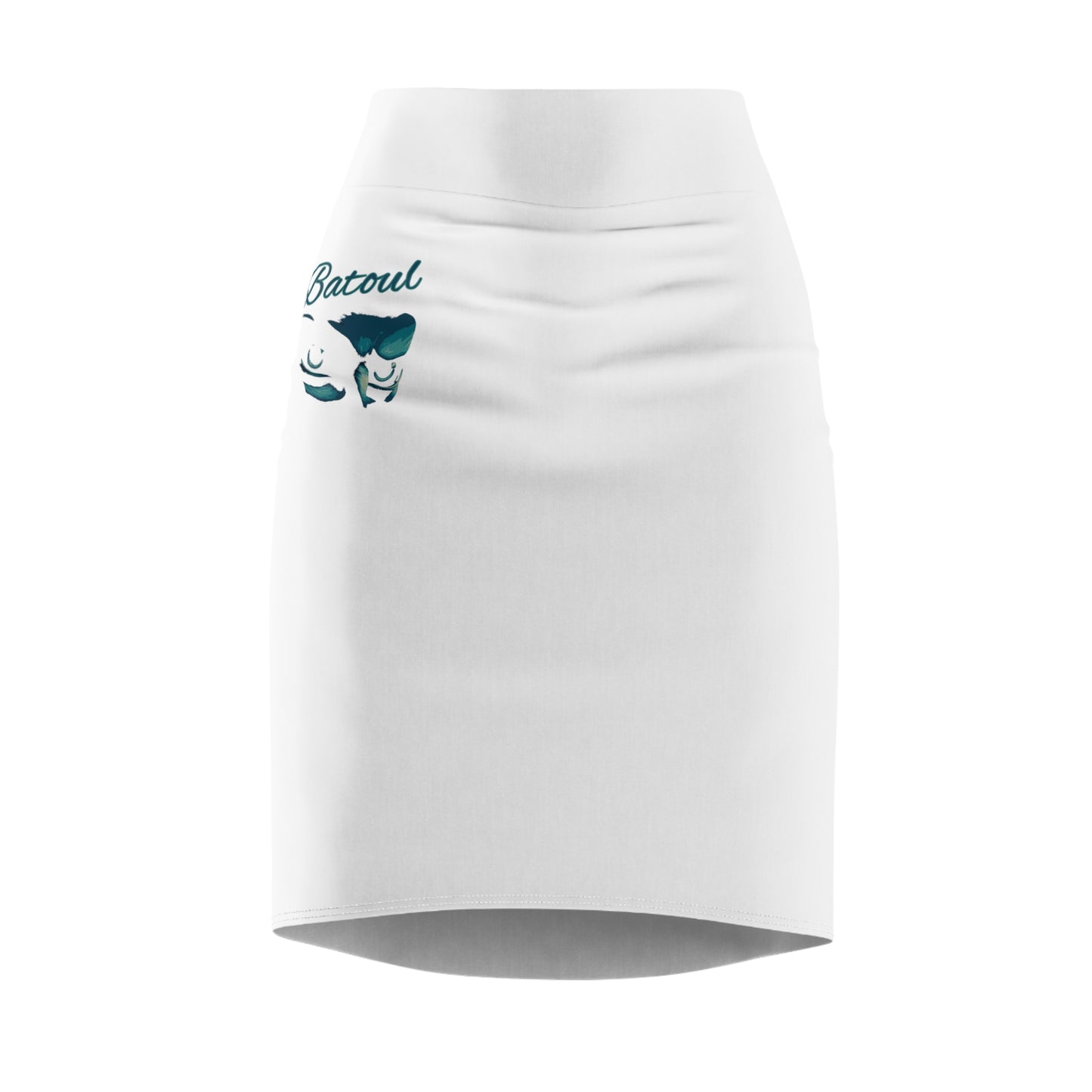 Gray Batoul's Pencil Skirt (AOP) - Imishu