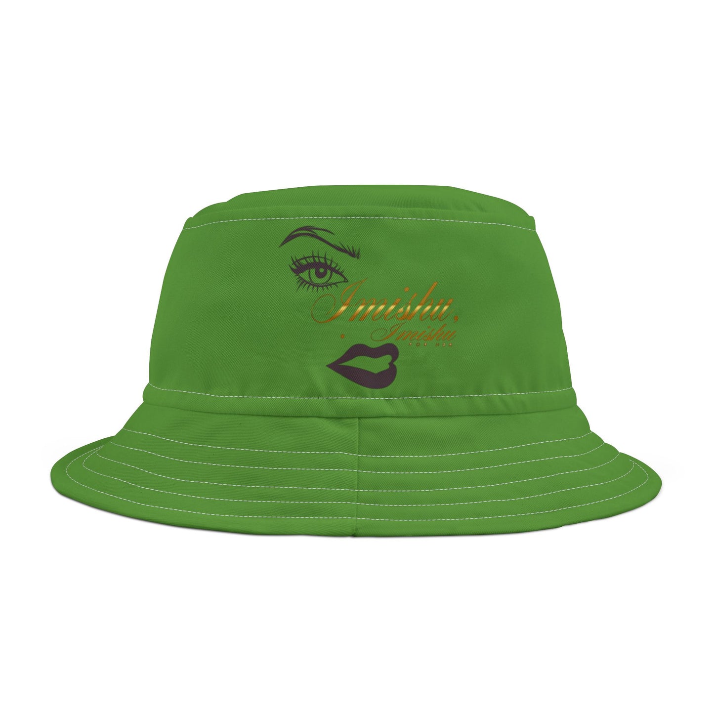 Imishu Green Bucket Hat (AOP) - Imishu