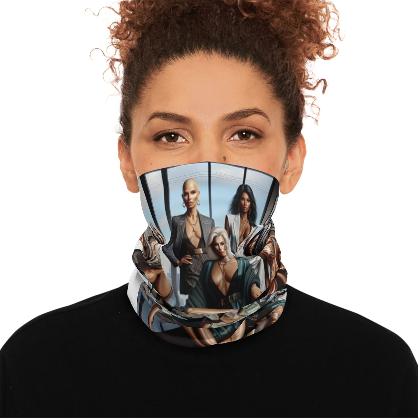 Imishu Winter Neck Gaiter With Drawstring - Imishu