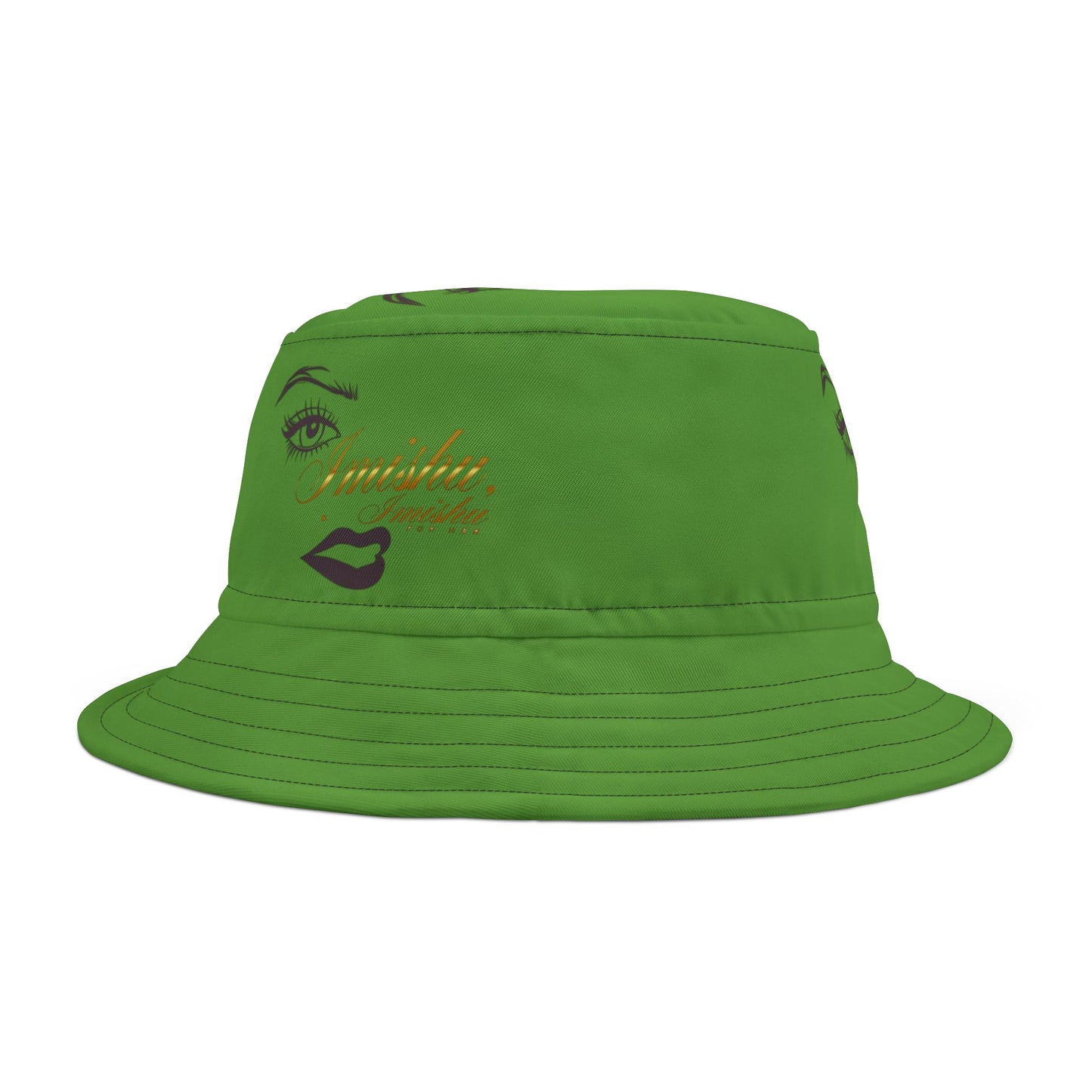 Imishu Green Bucket Hat (AOP) - Imishu