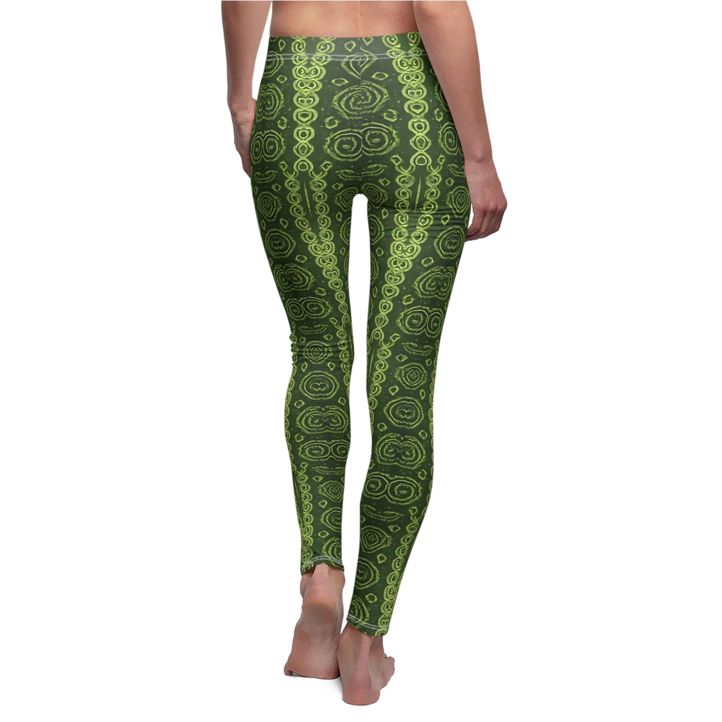 Imishu Stylish Green Leggings