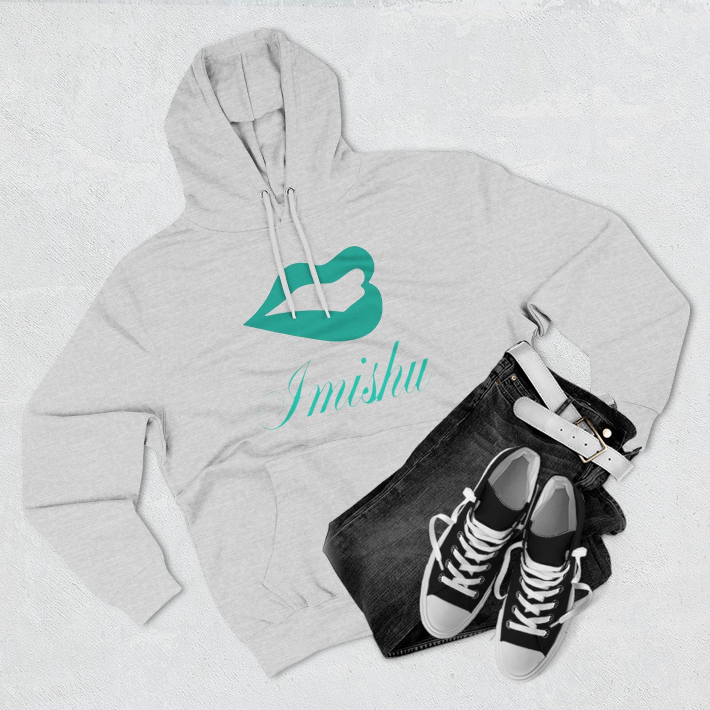 Imishu Three-Panel Fleece Hoodie - Imishu