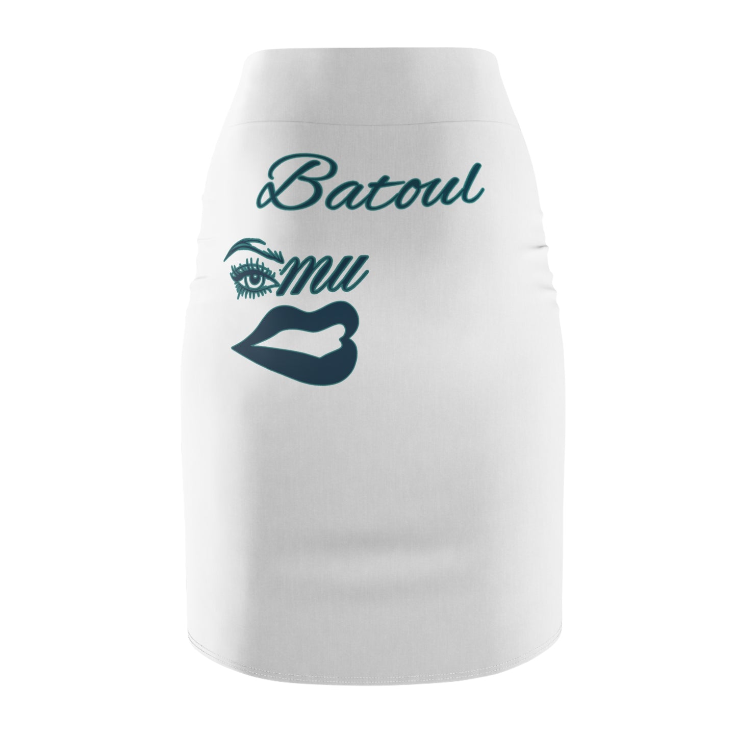 Gray Batoul's Pencil Skirt (AOP) - Imishu
