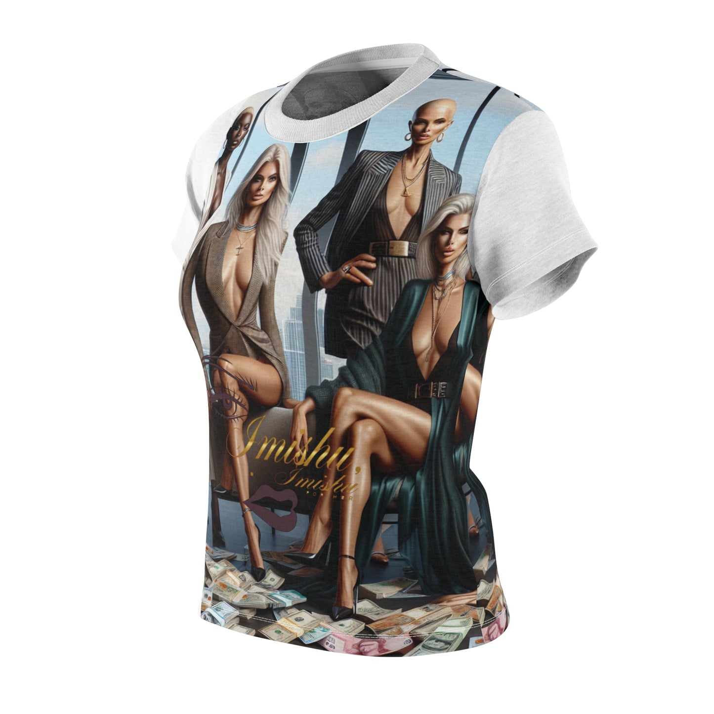 Imishu Women's Cut & Sew Tee (AOP) - Imishu