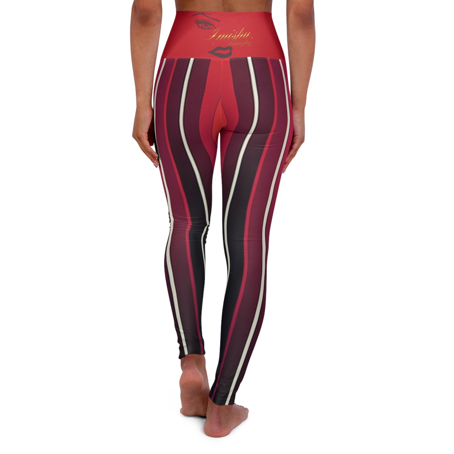 Imishu High Waisted Yoga Leggings (AOP) - Imishu