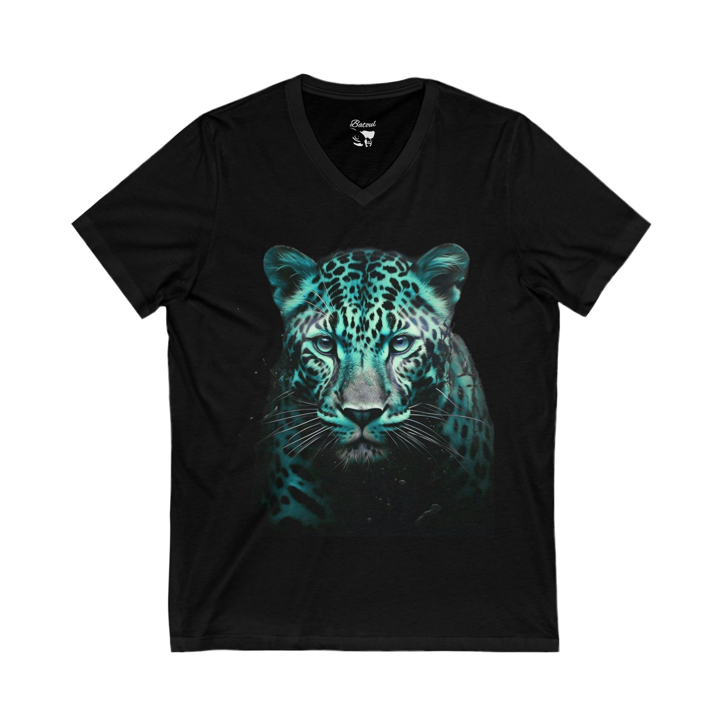 Batoul Leopard V-Neck T-Shirt