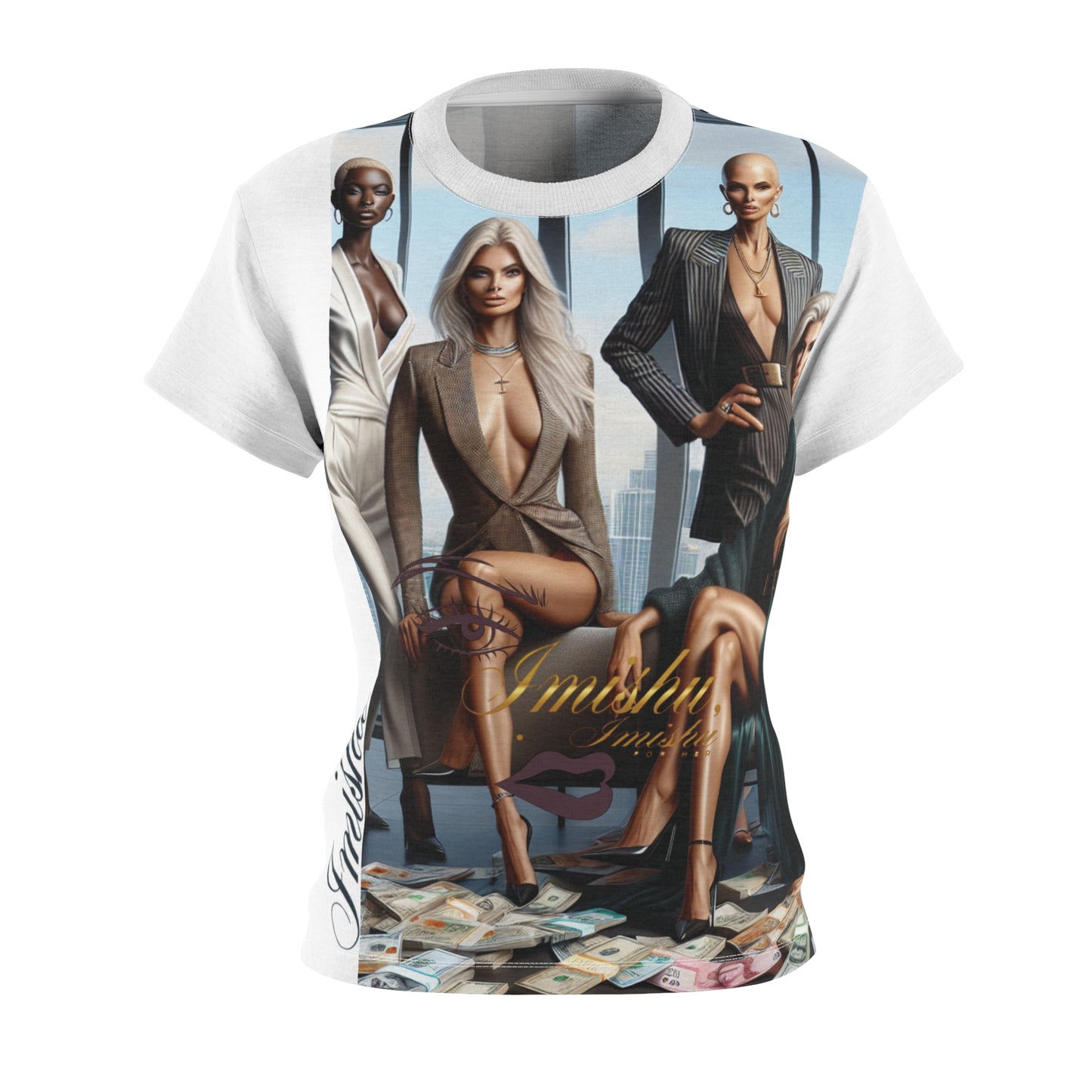 Imishu Women's Cut & Sew Tee (AOP) - Imishu