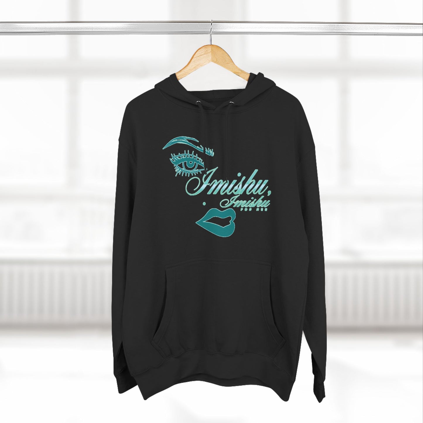 Imishu Fleece Hoodie - I Miss You Pullover - Imishu