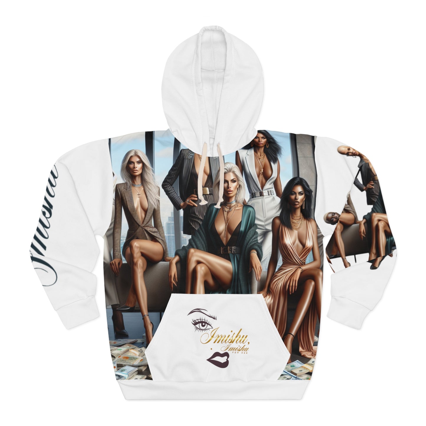 Imishu Unisex Pullover Hoodie (AOP) - Imishu
