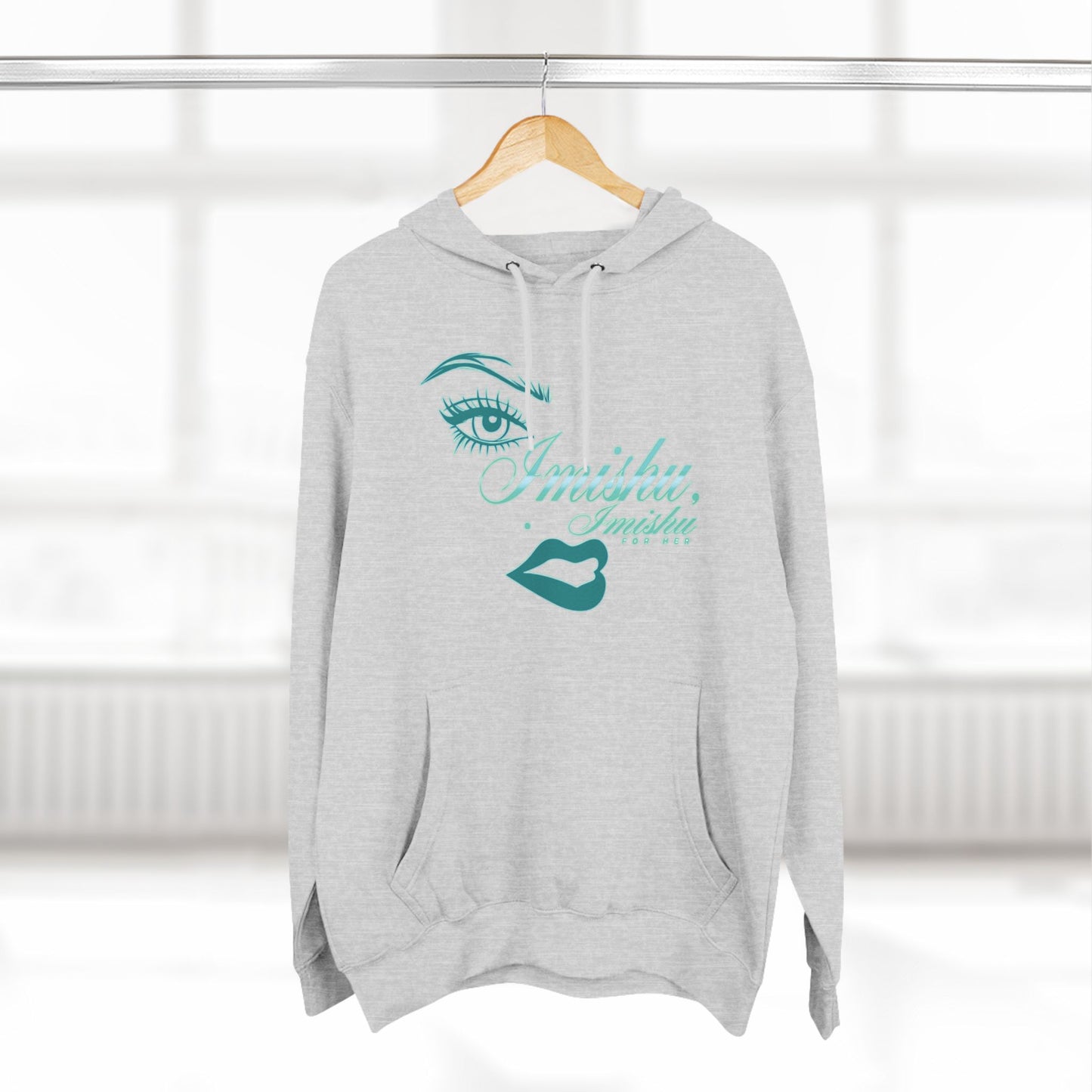Imishu Fleece Hoodie - I Miss You Pullover - Imishu