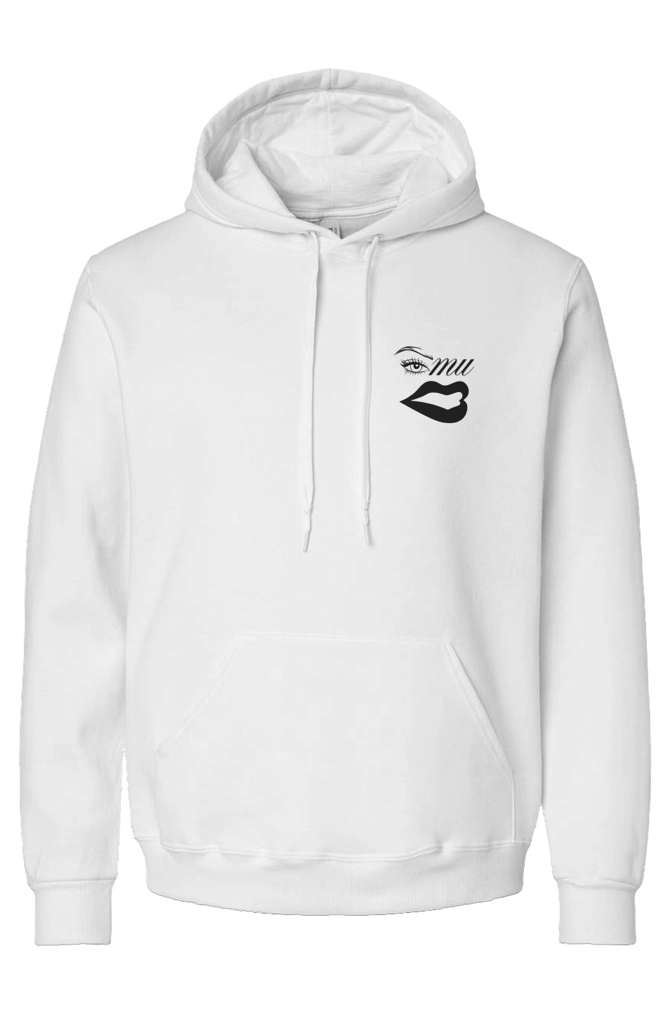 Eco Imishu Premium Blend Hoodie white - Imishu