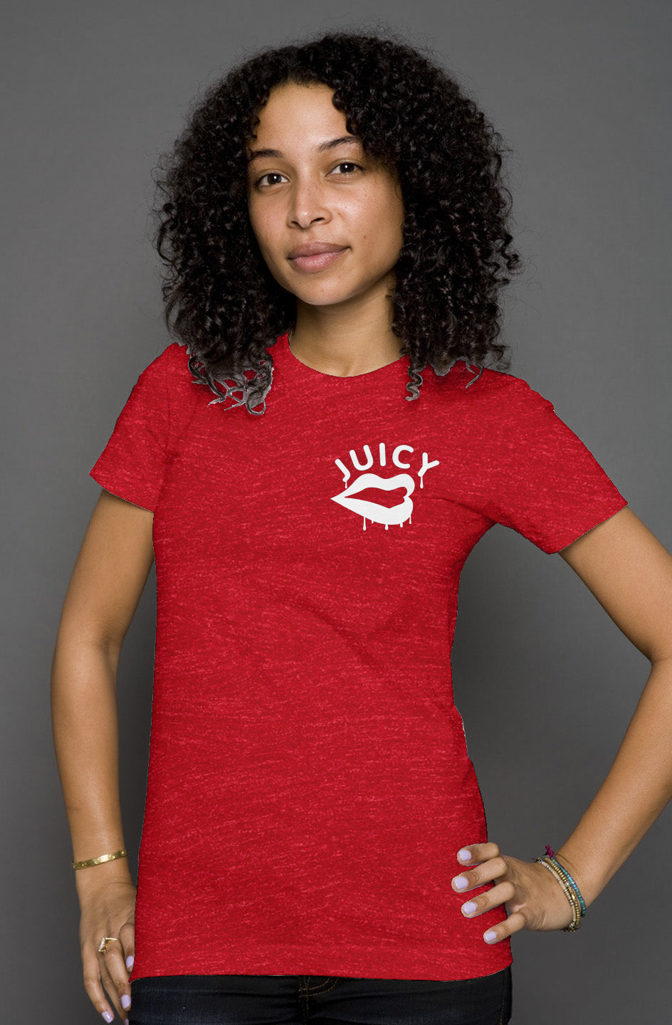 Imishu womens heather juicy t shirt - Imishu