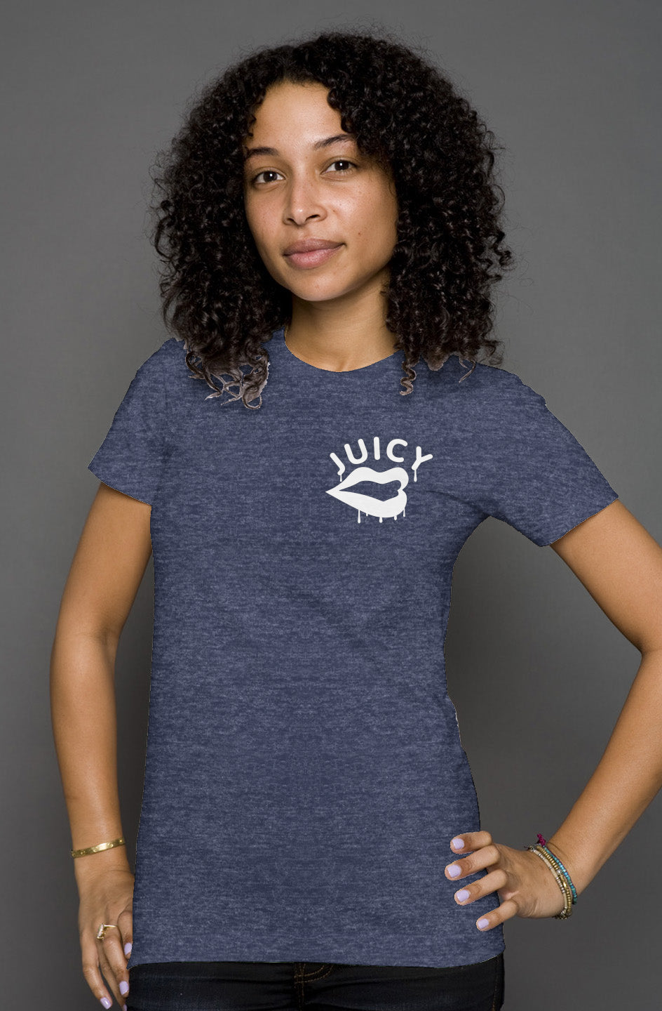 Imishu womens heather juicy t shirt - Imishu