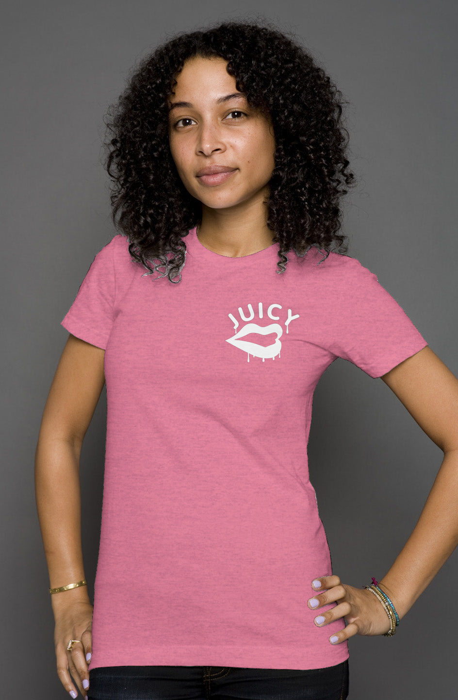 Imishu womens heather juicy t shirt - Imishu
