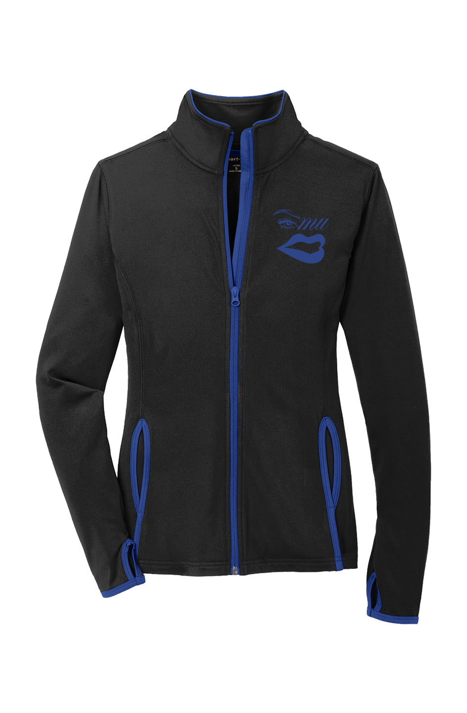 Imishu Sport-Wick Blue Contrast Jacket - Imishu