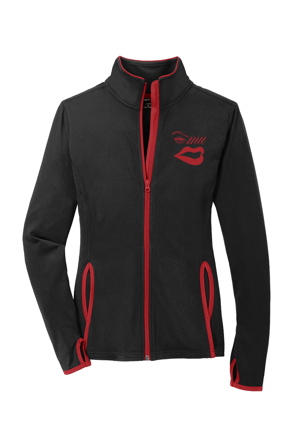 Imishu Sport-Wick Red Contrast Jacket - Imishu