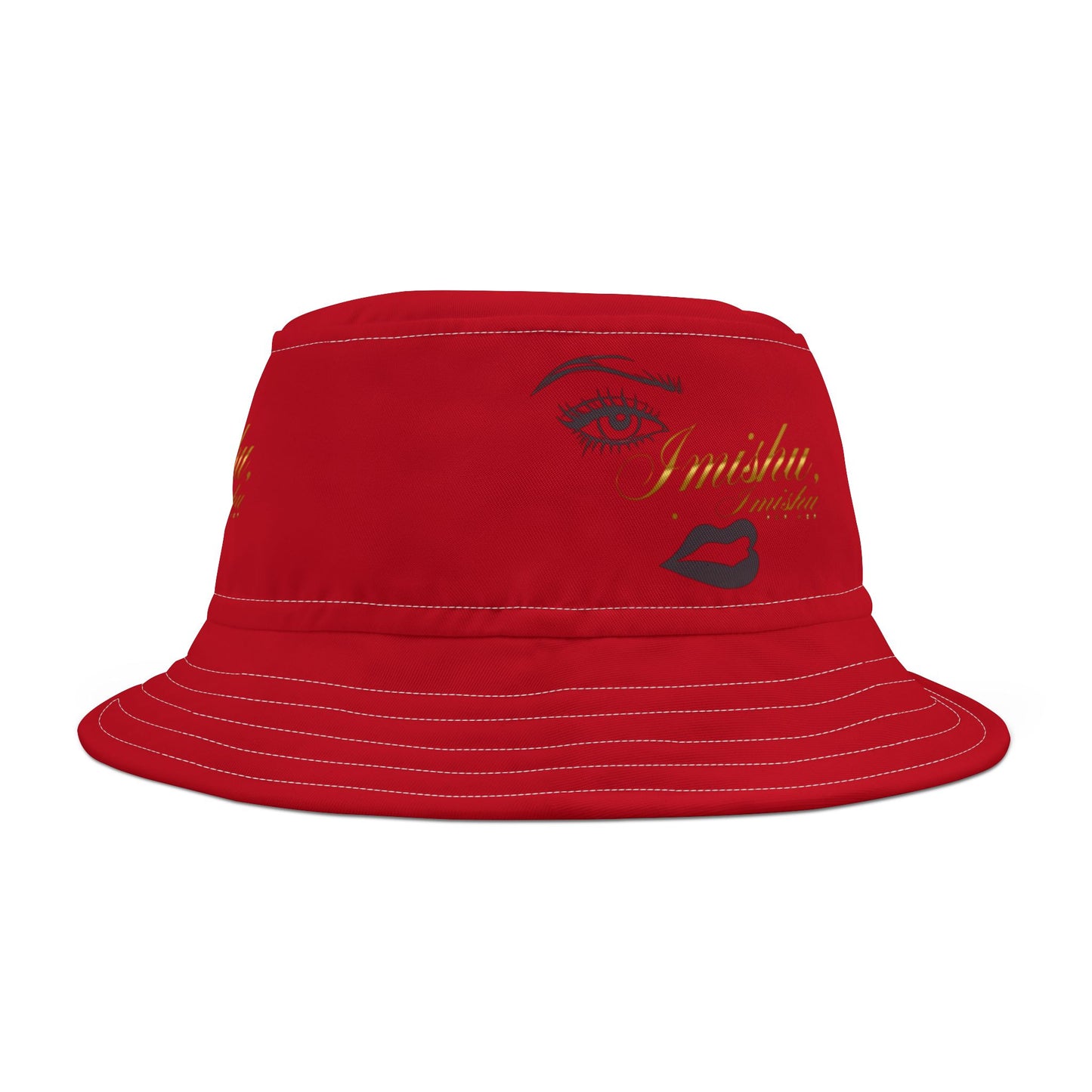 Imishu Red Bucket Hat (AOP) - Imishu