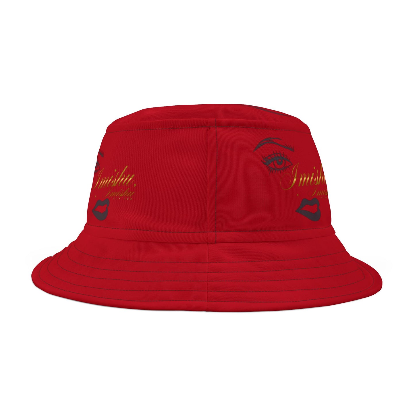 Imishu Red Bucket Hat (AOP) - Imishu