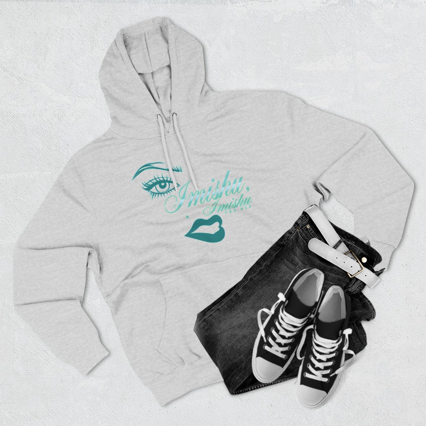 Imishu Fleece Hoodie - I Miss You Pullover - Imishu