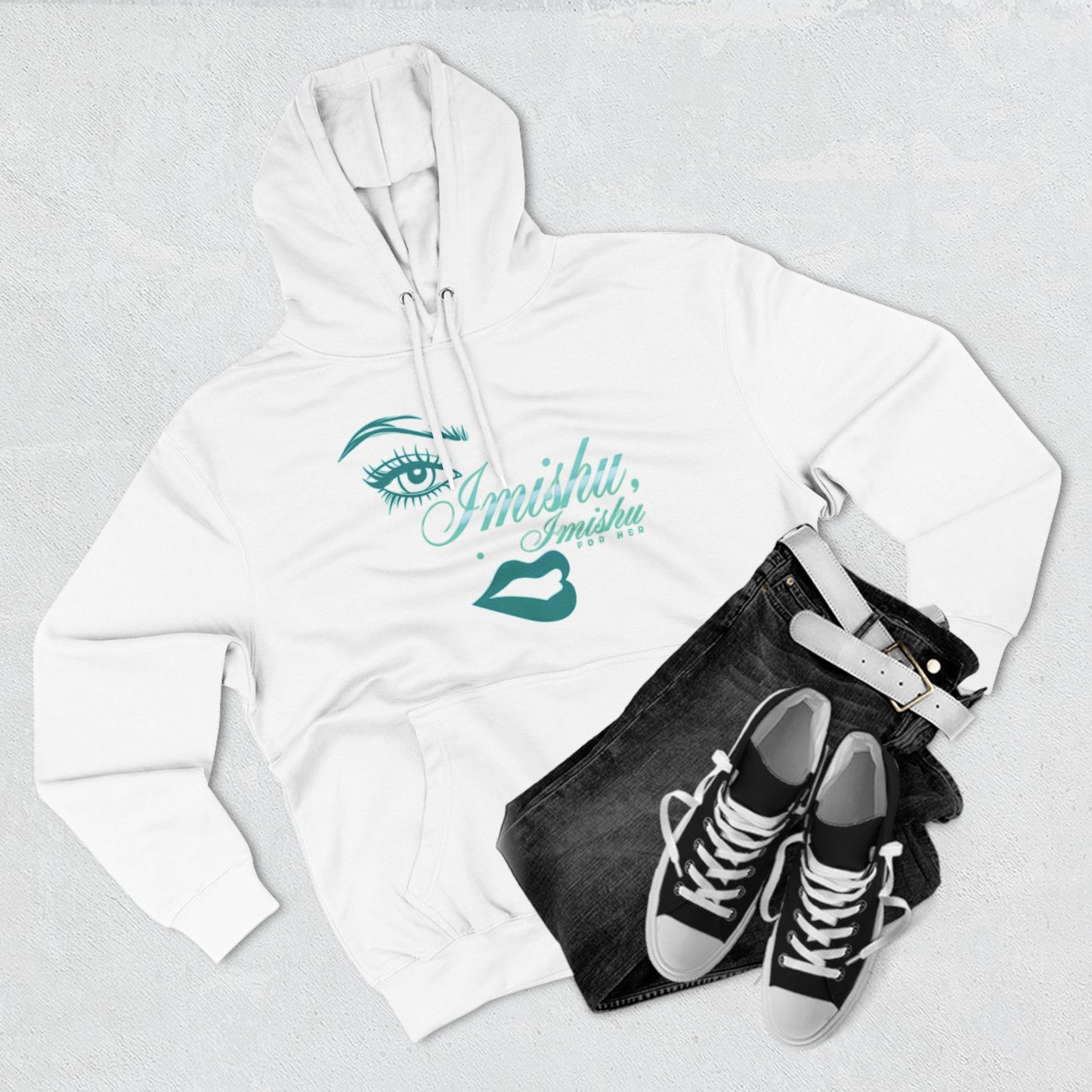 Imishu Fleece Hoodie - I Miss You Pullover - Imishu