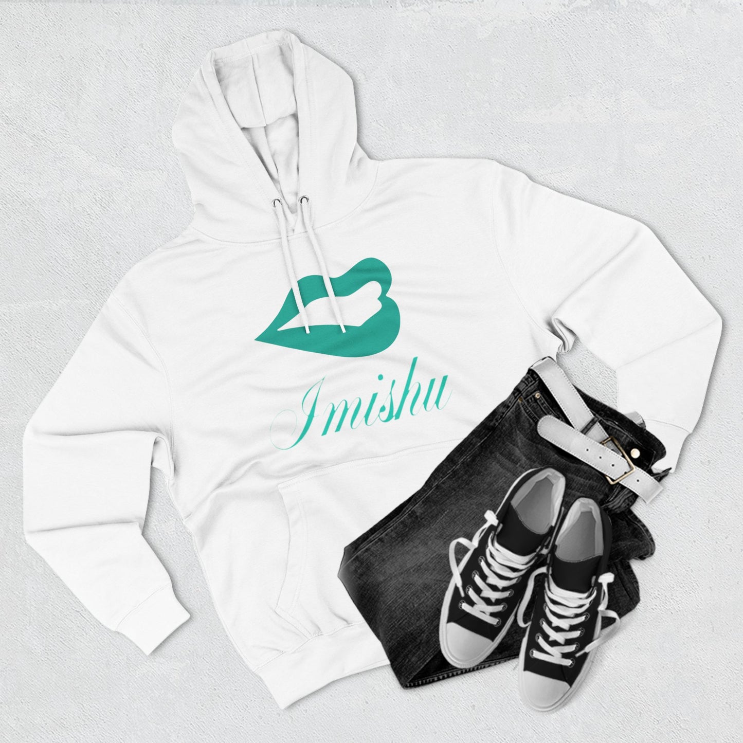 Imishu Three-Panel Fleece Hoodie - Imishu