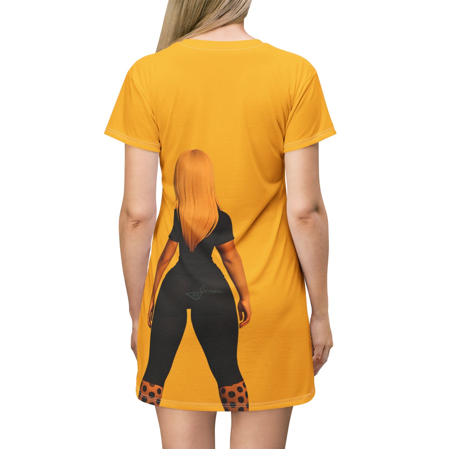 Signature Yellow Graphic T-Shirt Dress