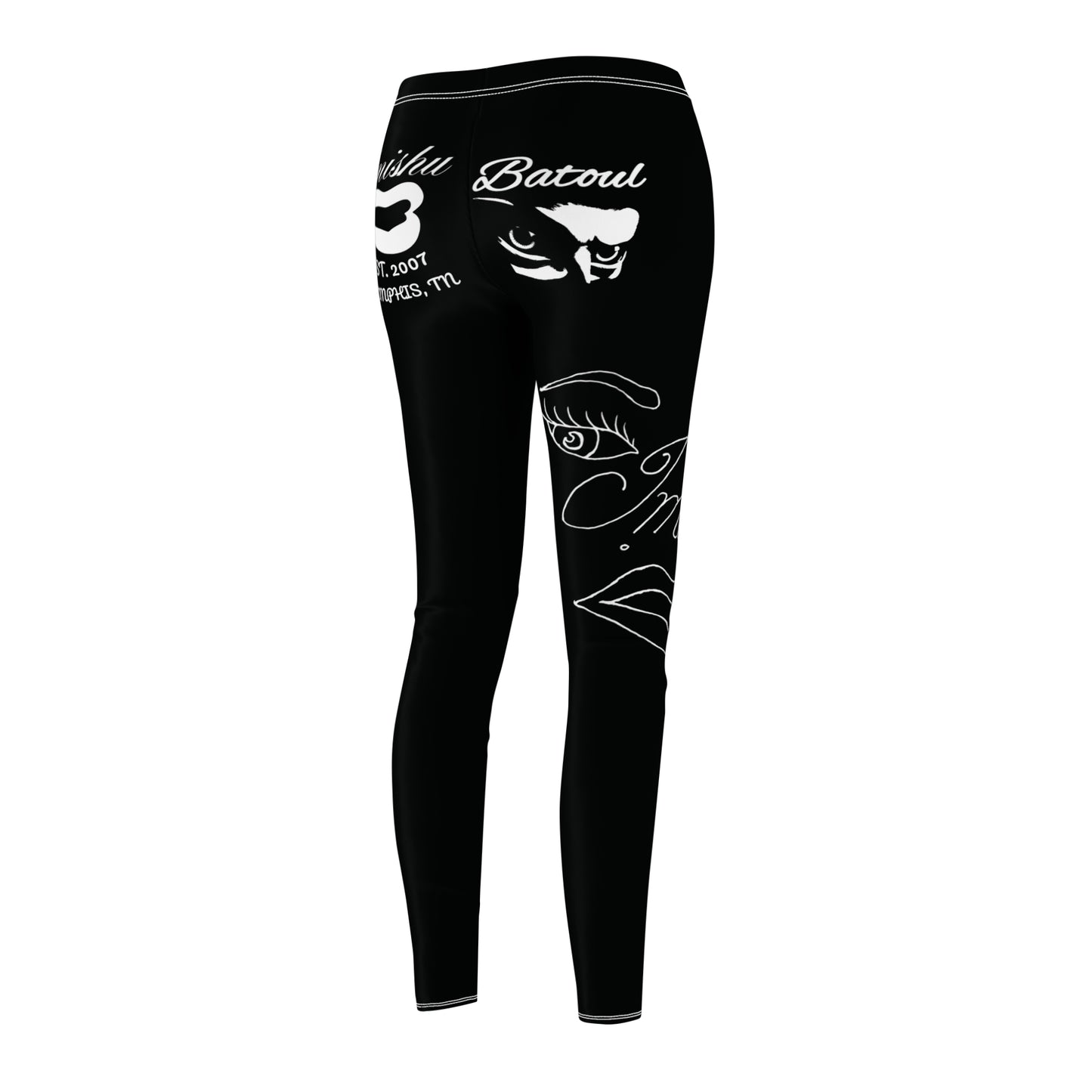 Leggings décontractés Batoul Doodle d'Imishu (AOP)