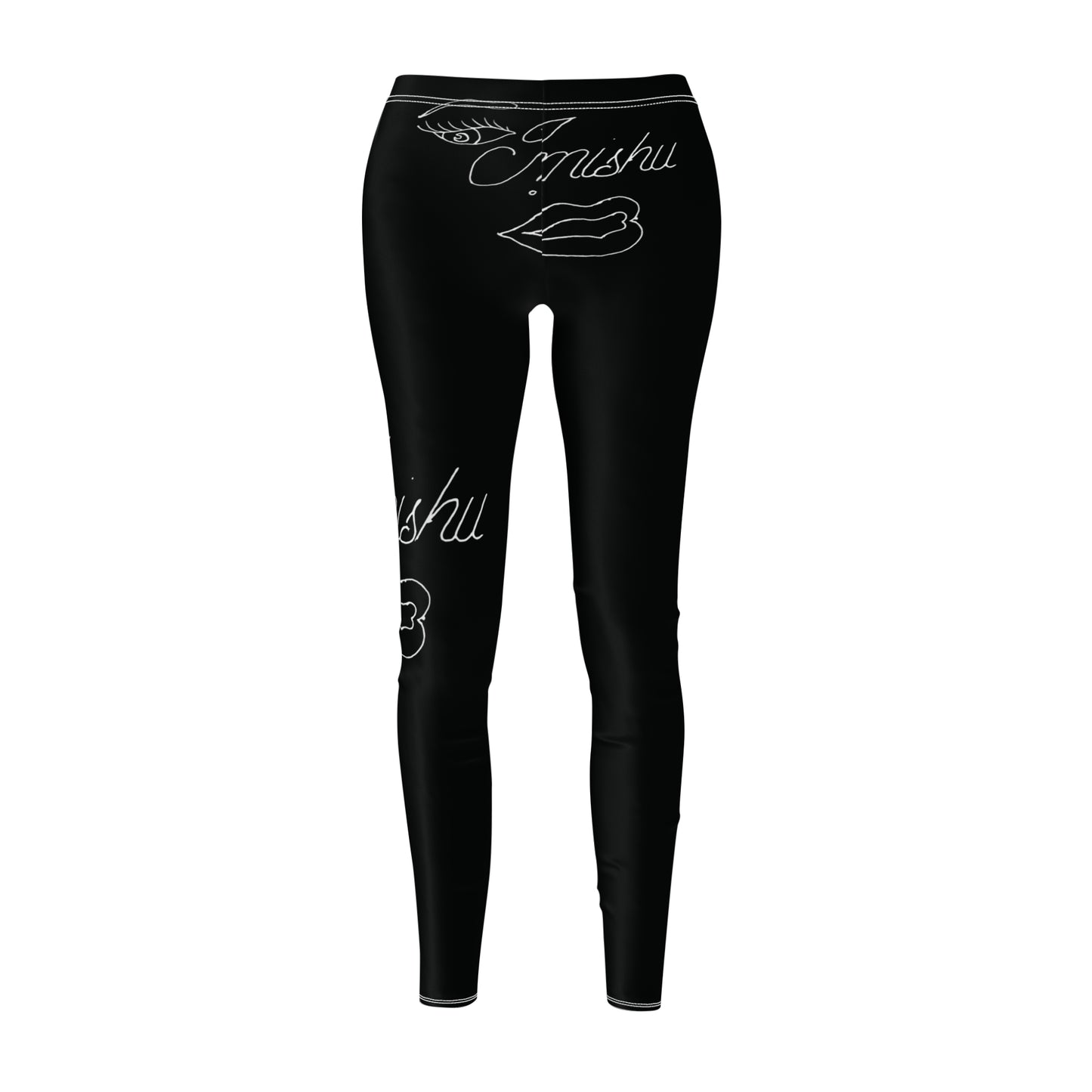 Leggings décontractés Batoul Doodle d'Imishu (AOP)