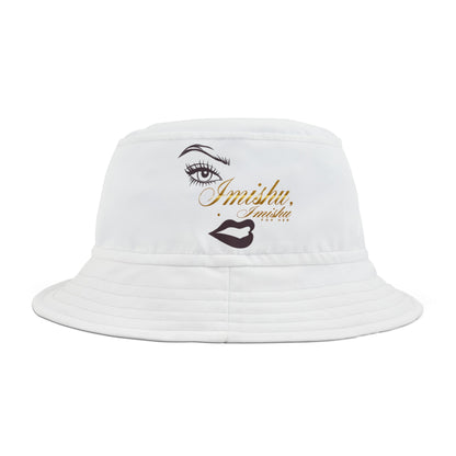 Imishu White Bucket Hat (AOP)