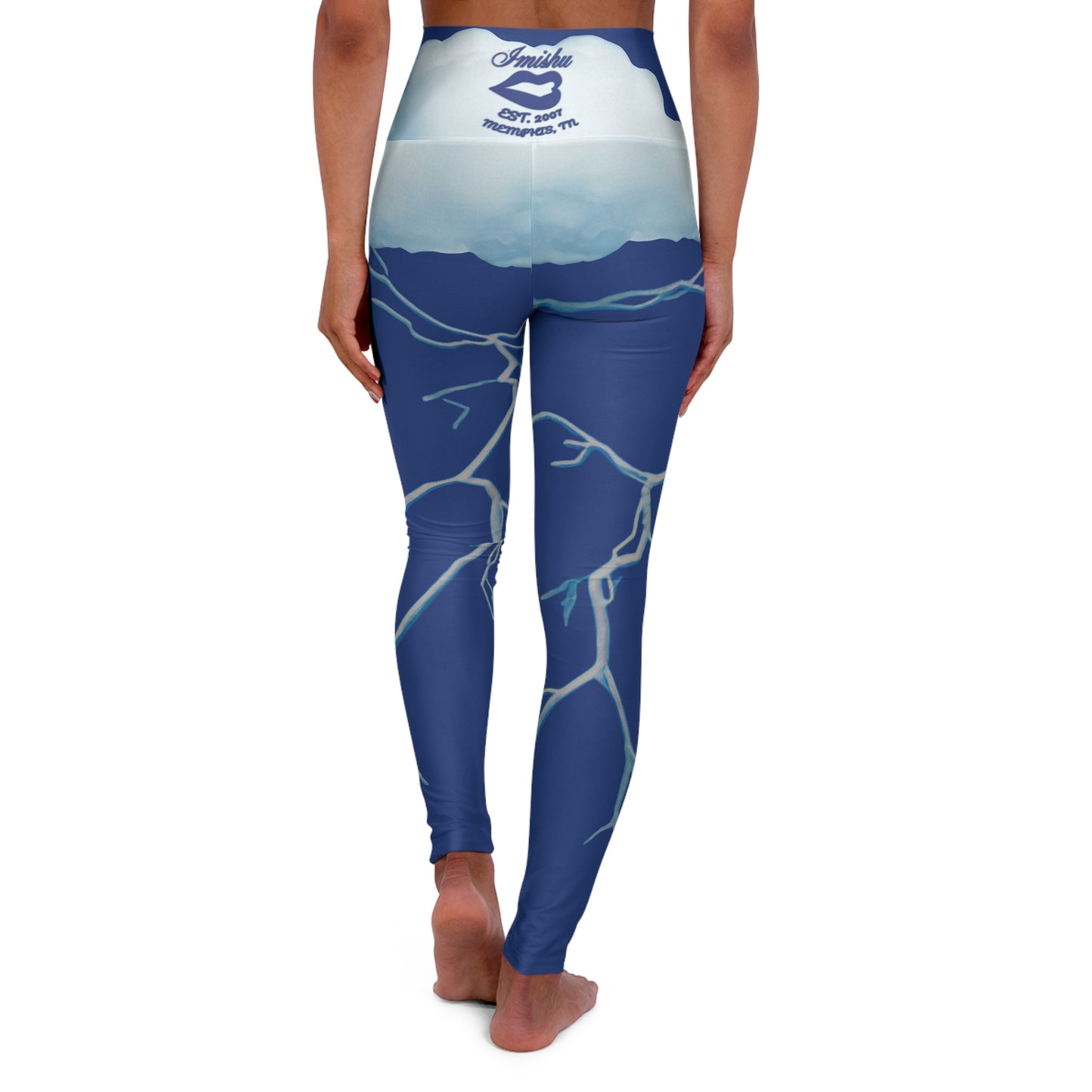 Imishu Lightning Yoga Leggings (AOP)