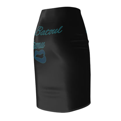 Gray Batoul's Pencil Skirt (AOP)