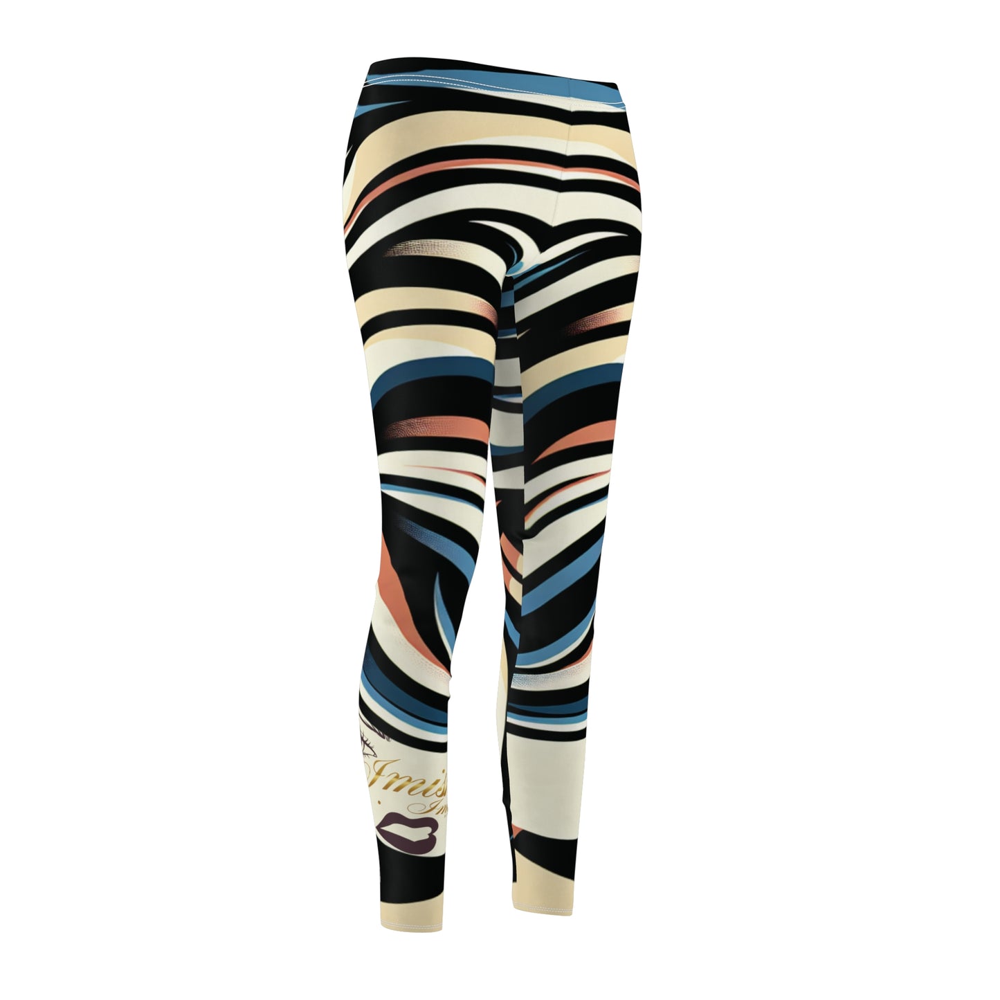 Leggings casuales con gráficos para mujer de Imishu (AOP)