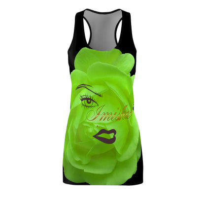 Floral Paris Racerback Dress - Custom Women's Cut & Sew Fashion - Imishu