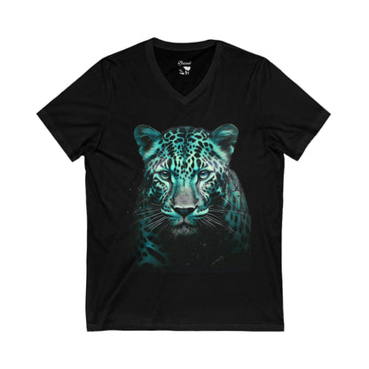 Batoul Leopard V-Neck T-Shirt