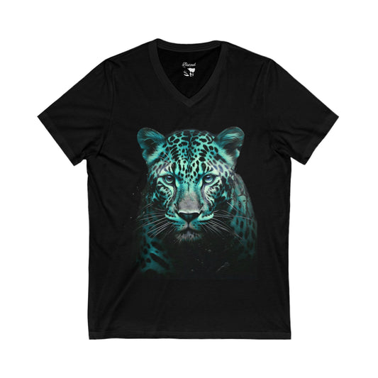 Batoul Leopard V-Neck T-Shirt
