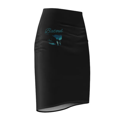 Gray Batoul's Pencil Skirt (AOP)