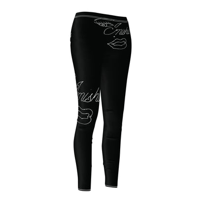 Leggings décontractés Batoul Doodle d'Imishu (AOP)