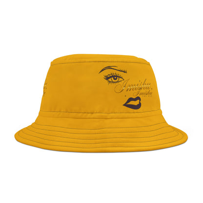 Imishu Yellow Bucket Hat (AOP)