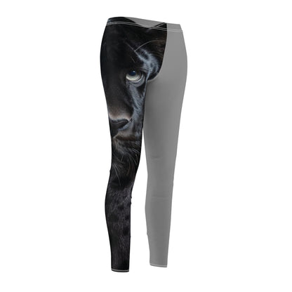 Leggings casuales con estampado de leopardo de Imishu (AOP)